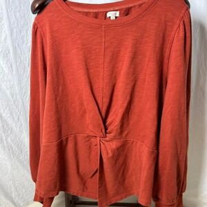 Pilcro Rust Orange Sweatshirt